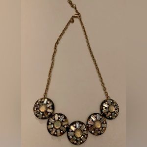 J Crew Tortoise Crystal Necklace